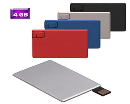Tarjeta USB metálica personalizada