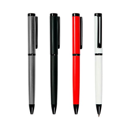 Bolígrafos aluminio finos personalizados