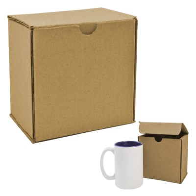 CAJA DE CARTÓN No1 EMPAQUE TAZA A2755 CAFÉ Mod. 02-A2755