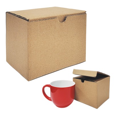 CAJA DE CARTÓN No 3 EMPAQUE TAZA A2852 CAFÉ Mod. 02-A2852