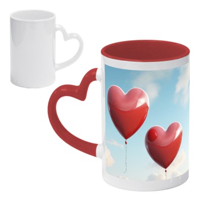 TAZA BICOLOR DE SUBLIMACIÓN 11OZ. DEAR A2960 Mod. 02-A2960