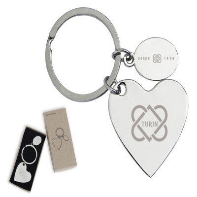 LLAVERO METÁLICO CORAZON DOKI DOKI A2975 Mod. 02-A2975