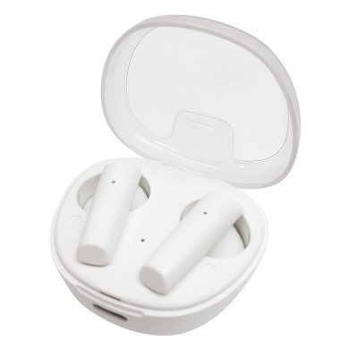 Audifonos bluetooth "SHELL" Mod. 05-EC756 Blanco