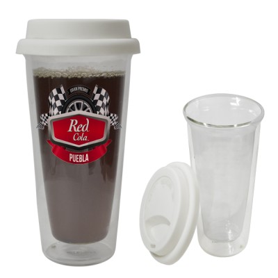 VASO CON DOBLE PARED DE VIDRIO 10 OZ IRLANDA SUB175 Mod. 02-SUB175