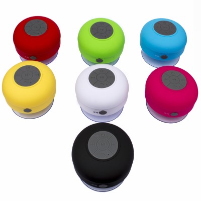 BOCINA BLUETOOHT REDONDA ECONOMICA CON BLUETOOTH Y SPEAKER Mod. 06-TEC021