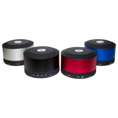 BOCINA CILINDRO SMALL BLUETOOTH ROJA Mod. 06-TEC025