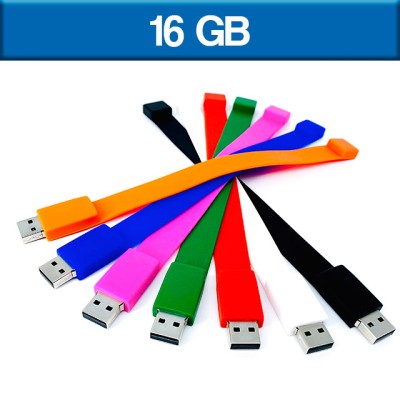 USB PULSERA SILICON 16 GB VERDE Mod. 06-USB218