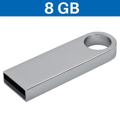 MEMORIA USB STICK 8 GB PLATA Mod. 06-USB145