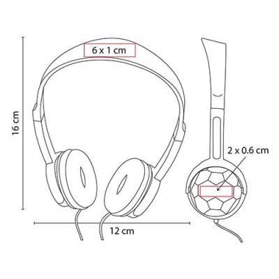 AUDíFONOS SOCCER Mod. 04-AUD 014 S-