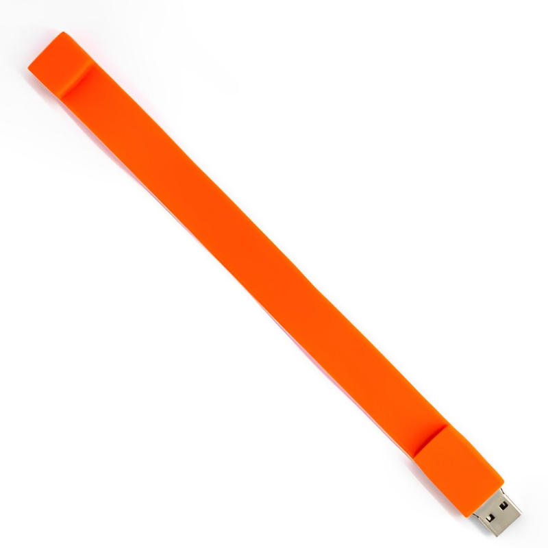 USB PULSERA SILIC?N 4GB NARANJA Mod. 06-USB037-NA