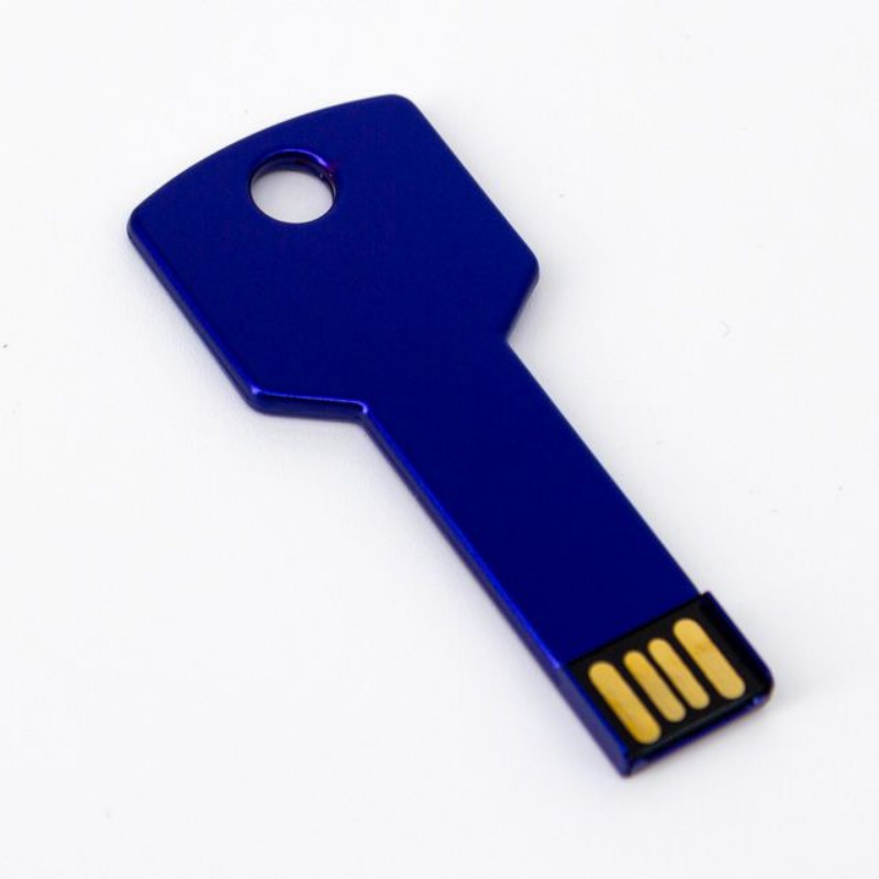 USB LLAVE TRADICIONAL 4GB AZUL Mod. 06-USB040-AZ