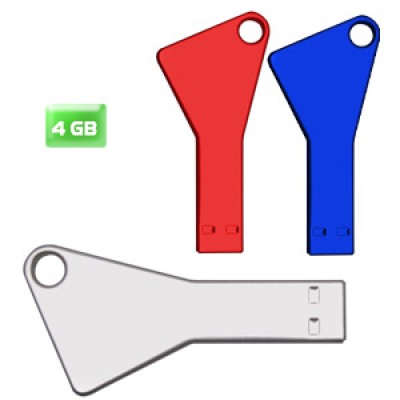 USB LLAVE TRIANGULAR 4GB ROJO Mod. 06-USB042