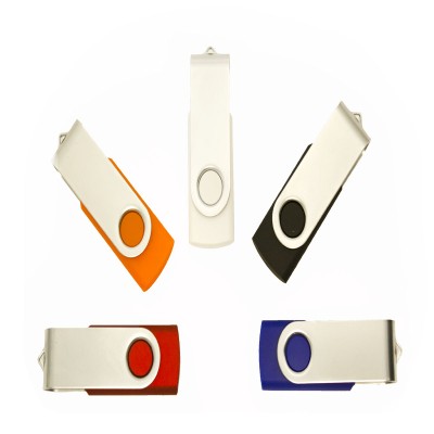 USB GIRATORIA LONDON 2GB ROJA Mod. 06-USB048