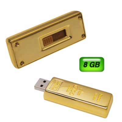 USB LINGOTE AMARILLO 8GB Mod. 06-USB062