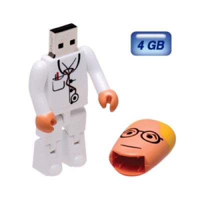 USB DOCTOR BLANCO 4GB Mod. 06-USB085