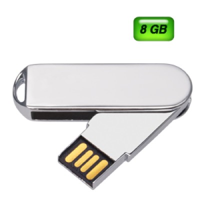 USB GIRATORIA MET?LICA DE 8GB Mod. 06-USB111