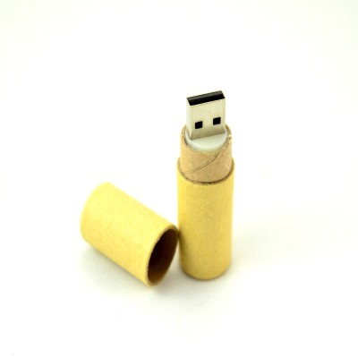 USB ECOLOGICA TUBO DE CARTON 8GB Mod. 06-USB113