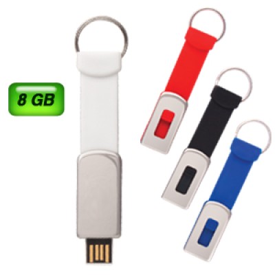 USB LLAVERO SLIM FIT DE 8GB ROJO Mod. 06-USB114