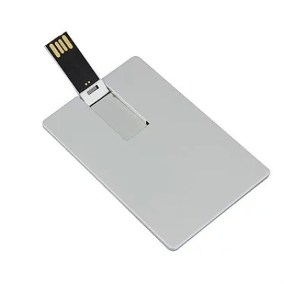USB TARJETA SLIM METALICA AZUL Mod. 06-USB129-AZ