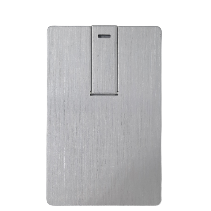 USB TARJETA SLIM METALICA PLATA Mod. 06-USB129-PL